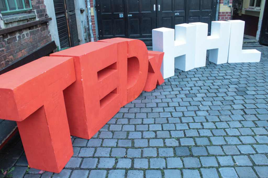 TEDxHHL Gravur Laser Leipzig