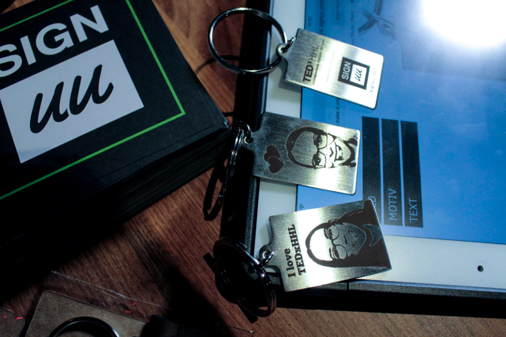 TEDxHHL Gravur Laser Leipzig