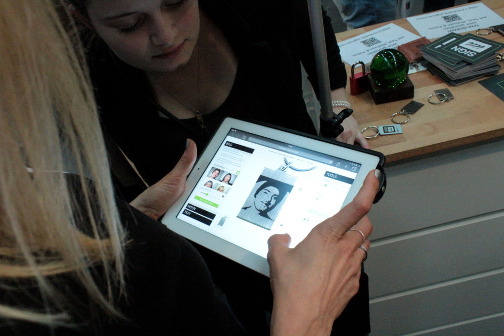Lasergravur auf der deGUT 2016 - ...Zur Gestaltung