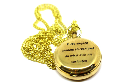 Kompass mit persönlicher Gravur